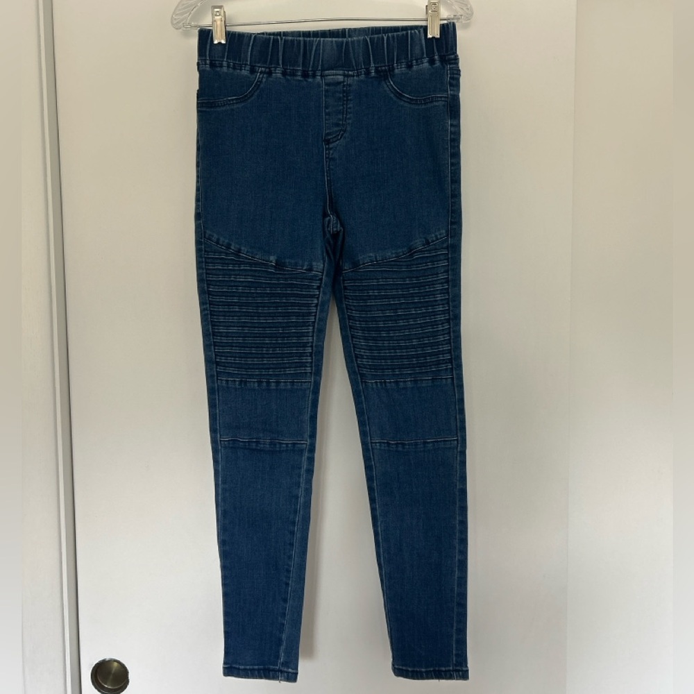 Hammer Jean Elastic Waist Moto Jeggings for Women